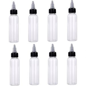 PET Custom Color Screen Printed Hair Oil Dye <b>Paint</b> Nozzle Sauce Squeeze Applicator Beauty Packaging Bottles Twist Dispensing Cap - Product Image 3