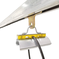 Chariot robuste à 4 roues pour profilés Unistrut, capacité de 770 lb, en acier galvanisé avec boulon M10 et écrou à œillet