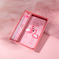 Ballet Girl Diary Note Book Pen Suit Niños Estudiantes Niñas Papelería Suministros de regalo Gel Pen Notebook Set