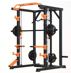 Commercial Power Rack <strong>Home</strong> <strong>Gym</strong> Equipment Multifunctional Trainer Foldable Squat Safe Smith Machine Squat Rack - Product Image 1