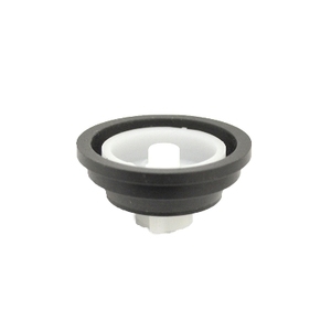 Membrana de cierre flotante para válvulas de descarga, sello de goma negro de 38 mm de diámetro - Product Image 1