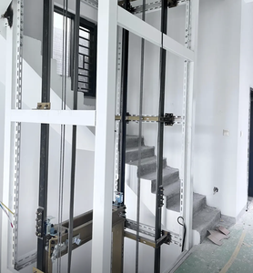 Ascensor Residencial Sencillo de 2 Pisos con Motor Monofásico de 220V, <span class=keywords><strong>Elevador</strong></span> sin Foso de Bajo Costo para Villas Rurales y Casas de Campo - Product Image 3