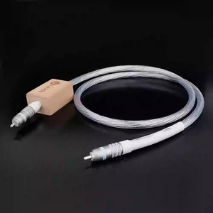 Cable de Audio <span class=keywords><strong>CD</strong></span> RCA plateado de grado audiófilo de 1m y 3m, cabeza de cobre puro para amplificador delantero y trasero, proyector, cámara, uso en coche - Product Image 2
