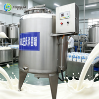 Cuve de pasteurisation pour la transformation alimentaire, équipement de pasteurisation pour sauces et condiments