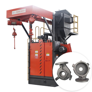 LPG silindirini temizlemek için havai zincirli konveyör kumlama makinesi - Product Image 5