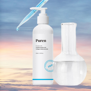 Emulsión Facial Puren Barrier Support para el Embarazo con 82% de Agua de Centella y Colágeno, Hidratación Clínicamente Probada, 200 ml, Coreana - Product Image 1