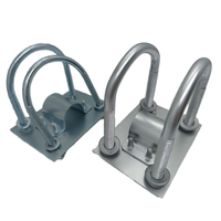 Conception OEM d'usine, acier galvanisé, acier inoxydable, boulon en U haute résistance M5-M30, collier de serrage pour tuyau d'échappement