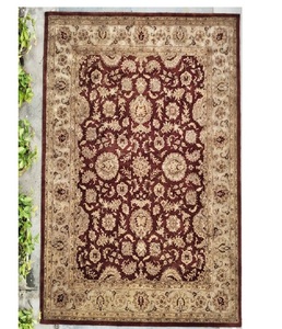 Alfombra de Lana de Lujo Hecha a Mano, Alfombra Suave para Sala de Estar, Dormitorio, Oficina, Hotel e Interiores de Hogar Contemporáneos - Product Image 1