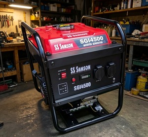 Generador Inverter SS SAMSON SGI4500 120V 60Hz 15A con Motor de Gasolina Refrigerado por Aire, Portátil para Uso Residencial - Product Image 1