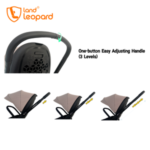 Cochecito de Bebé 3 en 1 de Alta Calidad Land Leopard Eagle, Cochecito para Recién Nacidos EN1888, <span class=keywords><strong>Silla</strong></span> Mecedora Ajustable, Ligero, de Aleación de Aluminio - Product Image 5