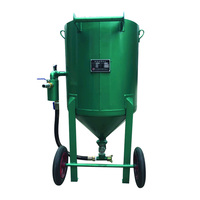 Machine de sablage manuelle industrielle portable et durable sans poussière pour le métal (vente en gros)