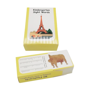 Tùy chỉnh in ấn Giấy Phim hoạt hình THẺ FLASH nói chuyện học tập Bảng chữ cái thư THẺ FLASH đồ chơi cho trẻ em - Product Image 1