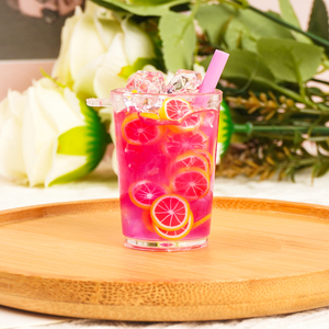 Gran oferta de llaveros bonitos de jugo, llaveros de comida simulada para llave de coche, llavero de taza de té de la leche Boba líquida, llavero de taza de jugo frío - Product Image 3