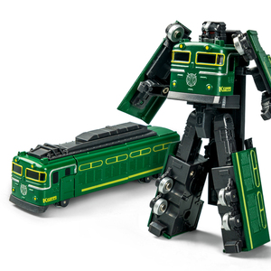 Di alta qualità Shantou lega di treno modello trasformare deformazione <span class=keywords><strong>robot</strong></span> auto giocattoli per bambini macchinina - Product Image 2