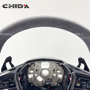 Volante in Pelle Scamosciata Personalizzato per <span class=keywords><strong>Audi</strong></span> A1 A3 A4 A5 A6 A7 RS R8 RS3 C7 Q5 Q7 S3 8V B8 B9 S4 Q3 Q8 TT - Product Image 2
