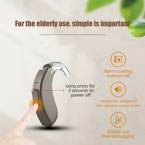 Appareil <span class=keywords><strong>auditif</strong></span> numérique BTE (derrière l'oreille) haute puissance 4 canaux OEM OTC à vendre, aides auditives pour la surdité - Product Image 4