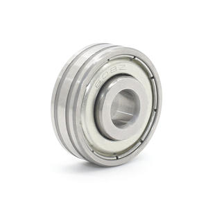 Factory Direct Supply Non-Standard Deep Groove Ball Bearing 608ZZ Inner <b>Ring</b> Heightened Double-Grooved Outer <b>Ring</b> <b>Rubber</b> Coating - Product Image 4