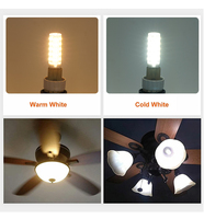 Lampe LED G9 4,8W avec driver IC, AC 220-240V, IRC supérieur à 80, large plage de température de couleur (CCT) de 2700K à 6500K, non dimmable, en céramique.