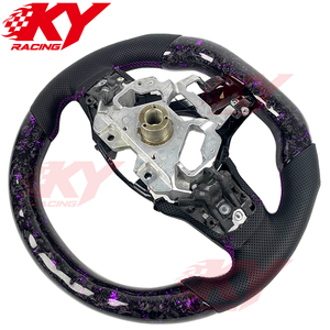 Volante Deportivo de Fibra de Carbono Forjado con LED Personalizado para Infiniti Q50S Q50L Q60 Q60S, para Q50 Q70 G37 G37S G35 G25 - Product Image 3