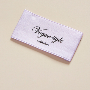 Étiquettes tissées personnalisées en satin avec logo de marque, étiquettes de vêtement pliées en bout, étiquettes tissées pour le cou pour vêtements - Grande Vente - Product Image 6