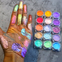 Chamäleon Multichrome Hypershift Synthetisches Eisenoxid-Pigmentpulver Hochwertige Farbwechselnde Lidschatten Aurora Opal Anorganisch