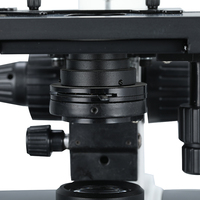 Medical Compound Biological Microscope WF10X/18mm HuaGuang XSP-107 Sliding Binocular White Head Double Layer Mechanical Stage