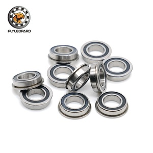 Flyleopard <b>Miniature</b> Flange Bearing MF148 8mm Inner 14mm Outer 4mm Thickness P5 Precision Steel Cage Integral Seals - Product Image 1