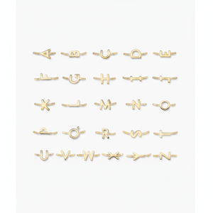 Pulsera de Moda con Dijes de Letras - Product Image 1