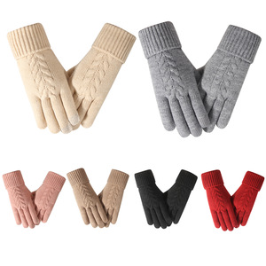 Guanti Invernali in Cotone Personalizzati per Uomo e <span class=keywords><strong>Donna</strong></span>, Elastici, Morbidi, Caldi, per Corsa, con Touch Screen, in Acrilico - Product Image 1