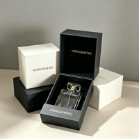 Boîte tiroir de luxe portable et écologique en EVA réutilisable pour emballage de parfum, coffret cadeau beauté haut de gamme personnalisable avec estampage à chaud