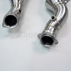 GLC43 GLC450ท่อตรงสำหรับ Mercedes-Benz AMG M276 X253 3.0T 304สแตนเลสหนา1.5มม. ผิวสัมผัสสูง - Product Image 2