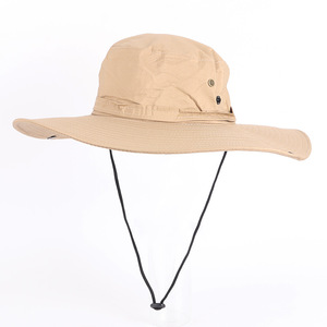 Sombrero de Pescador de Ala Ancha, Protección Solar UV, Impermeable, de Secado Rápido, para Verano, para Hombre, Azul Marino - Product Image 4