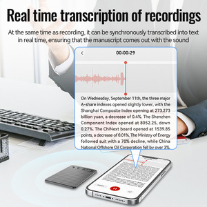 A3P AI <b>Voice</b> <b>Recorder</b> Real Time Transcription Translation ChatGPT Summary Business Gift - Product Image 2