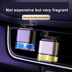 Hot Grandy Car Air Vent Clip Perfume Selling Universal Aluminum Alloy Luxury Car Vent Air Refillable Freshener