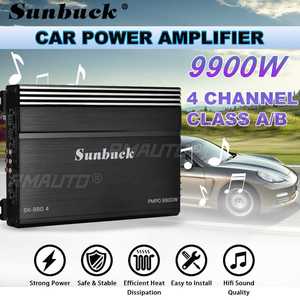 DC 12V 9900Watt 4 Channel Car Amplifier <b>Audio</b> Stereo Bass <b>Speaker</b> High Power Car <b>Audio</b> Amplifiers Subwoofer Car <b>Audio</b> Amplifiers - Product Image 1