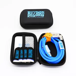 2024 OEM Set hadiah Logo kustom 3 in 1 kabel Power Bank Gaming Gawai ponsel promosi hadiah perusahaan