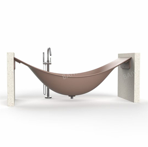 Hot bán Chất lượng cao Đá Nhân Tạo bồn tắm bề mặt rắn freestanding phòng tắm Bồn tắm nhựa đá đơn giản bồn tắm - Product Image 5