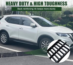 Grille de drainage en fonte ductile robuste pour extérieur, pour parkings, fossés d'égout et sols en béton pour systèmes de drainage des eaux usées - Product Image 3