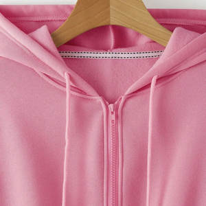 Sudadera con capucha de gran tamaño recortada para mujer, Top corto con capucha para mujer, sudadera informal de punto de invierno recortada de gran tamaño - Product Image 3