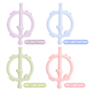 Mordedor de Silicona para Bebés, Libre de BPA, Grado Alimenticio, Suave, Sensorial, Sonajero, Juguetes para la Dentición de Bebés Recién Nacidos - Product Image 6