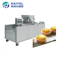 Machine de remplissage et de dépose de cupcakes entièrement automatique, machine de formage de gâteaux, ligne de production de cupcakes pour usine – Vente chaude