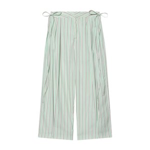 Ensemble chemise rayée et pantalon de pyjama personnalisé Printemps 2026, style europé<span class=keywords><strong>en</strong></span>, tenue de détente <span class=keywords><strong>deux</strong></span> pièces, OEM/ODM par usine chinoise - Product Image 4