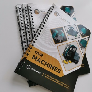 Máy Tính Xách Tay Xoắn Ốc Mới Chất Lượng Cao-o Softcover Tạp Chí Tập Sách In Ấn A4 A5 A6 4c + 4c CMYK Pantone Glossy Nghệ Thuật Giấy - Product Image 3