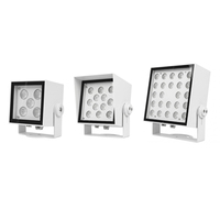 Proyector LED Cuadrado IP65 para Exteriores, Foco Arquitectónico de Aluminio Fundido, Iluminación de Fachadas y Paisajes
