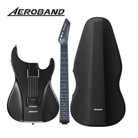 Gitar AeroBand Tanpa Rasa Sakit, Senar Silikon Paduan Seng, Travel All-in-One, 9 Gaya Suara, Speaker Bass Akustik, Mikrofon