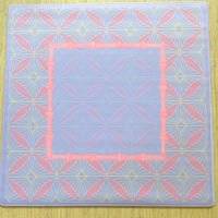 Tapis de Mahjong pliable décoratif rose et bleu, design personnalisé, inodore, écologique, pour jeux de cartes, prix d'usine