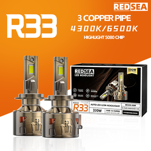 Redsea R33 300W H4 H7 9005 Luz para Auto 9006 30000LM 9012 H11 Luces para Autos Focos Faros Bombillas Led para Coche - Product Image 1