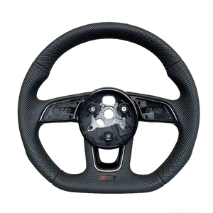 <span class=keywords><strong>Volant</strong></span> sport RS personnalisé <span class=keywords><strong>SLINE</strong></span> complet en cuir et fibre de carbone pour Audi A6 C7 C6 A7 A3 A4 RS3 RS5 RS6 Q3 Q5 Q7 - Product Image 5