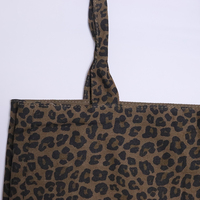 Sac fourre-tout spacieux et décontracté pour femme Keymay, à double face, grand sac de voyage, sac de plage, imprimé animal, sac de voyage léopard pour le travail et les voyages