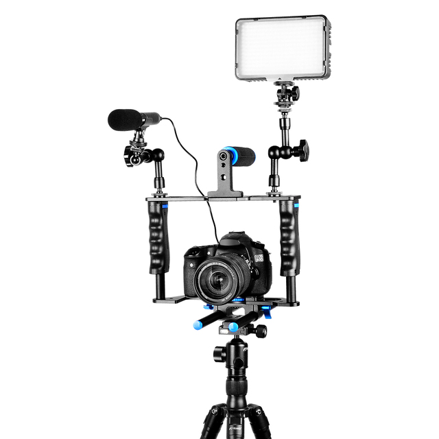 Hot C2 Photography Metal Top Handle Small Rig Camera Cage Dslr Shoulder Rig for Camera